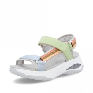 Rieker Evolution W3151-90 Sporty Walker Sandal Multicolour