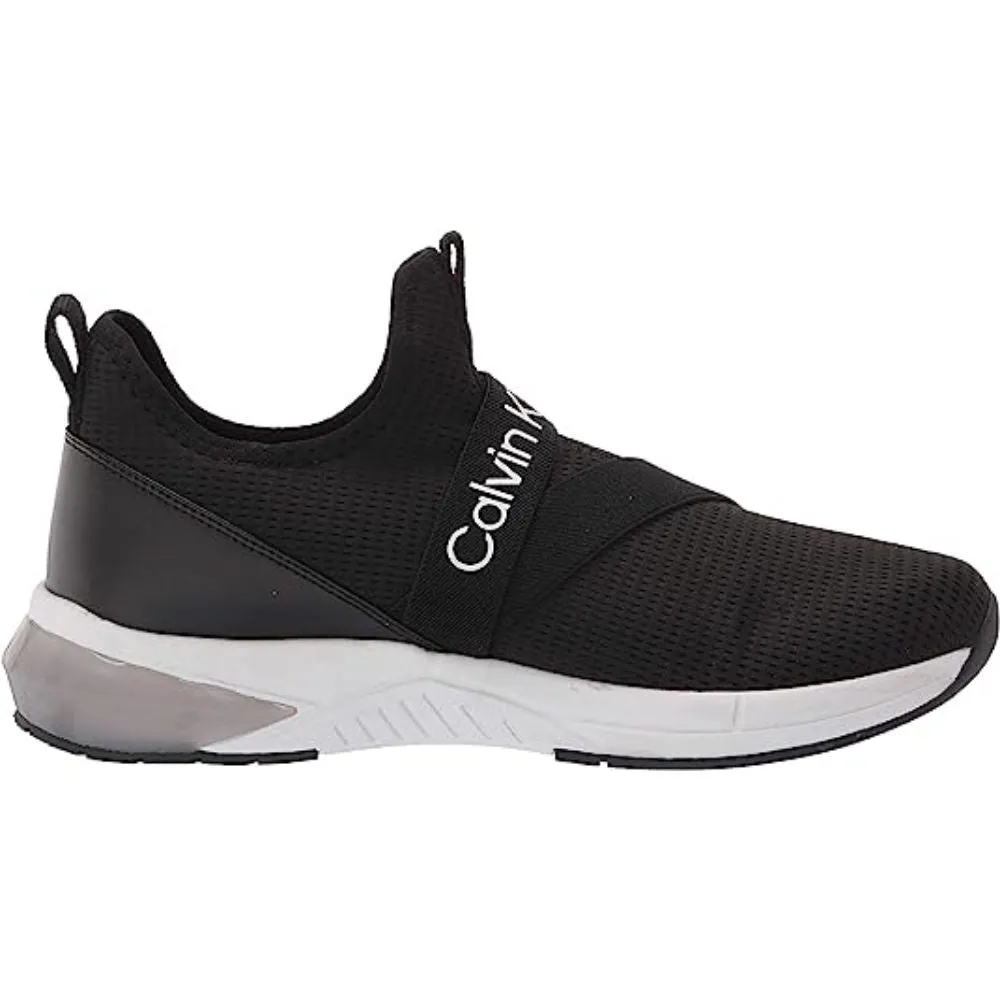 Sadie Black Fabric Calvin Klein Ankle Sneaker
