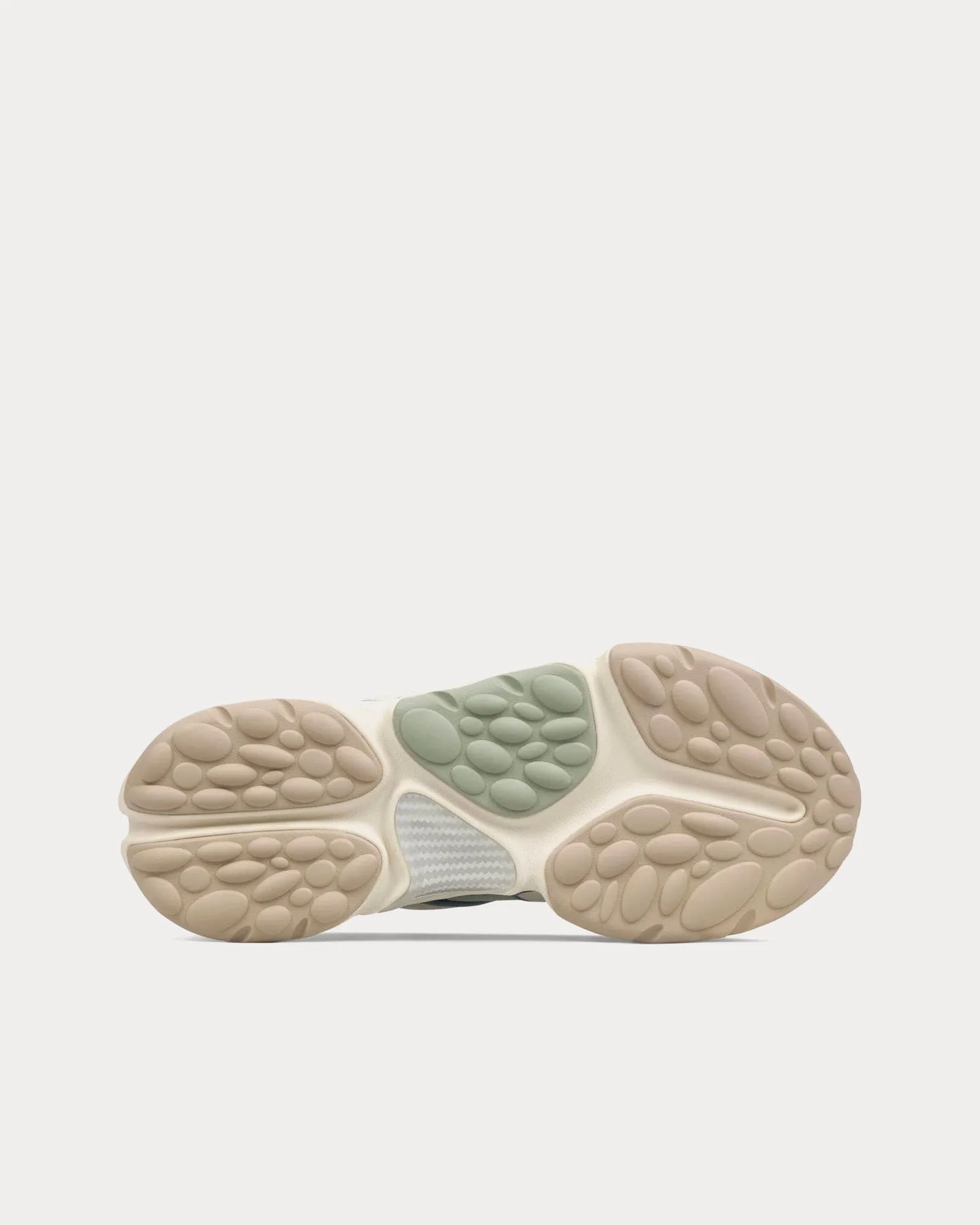 Satellite Runner Off White / Green Low Top Sneakers