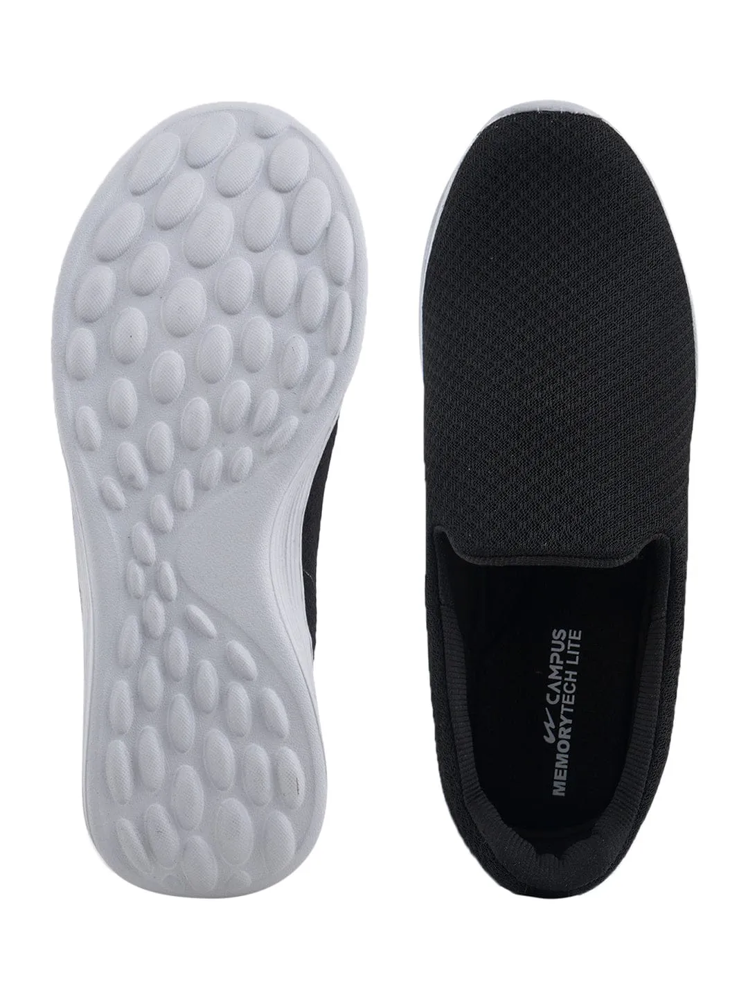 SHUTTLE Black Men's Walking Shoes