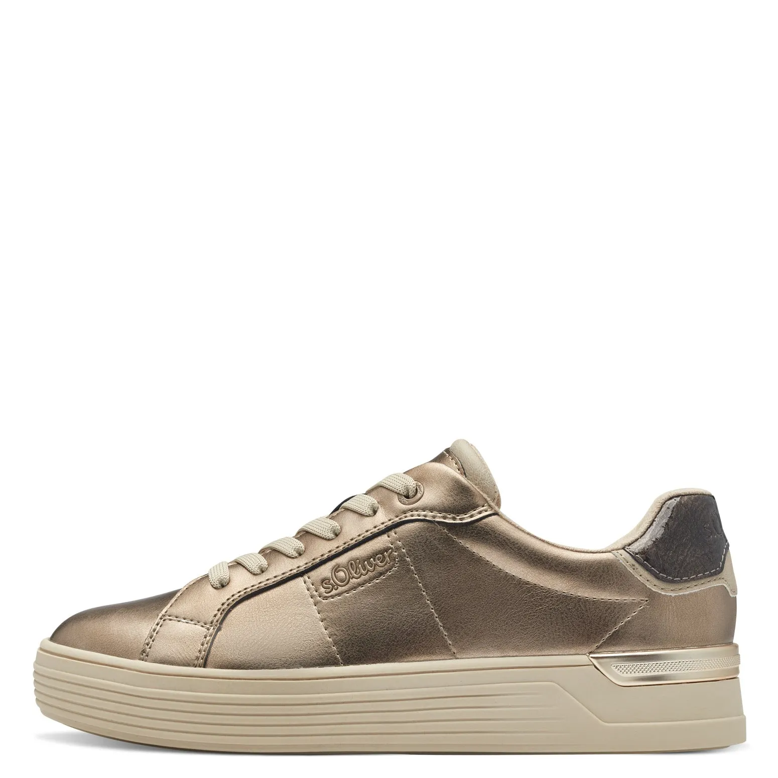 S.Oliver Court Trainers Pewter