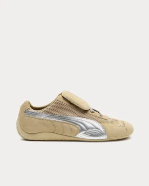Speedcat Beige / Silver Low Top Sneakers