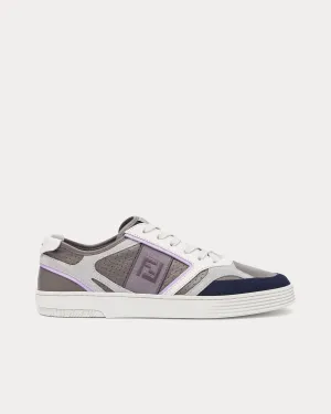 Step Leather Grey Low Top Sneakers