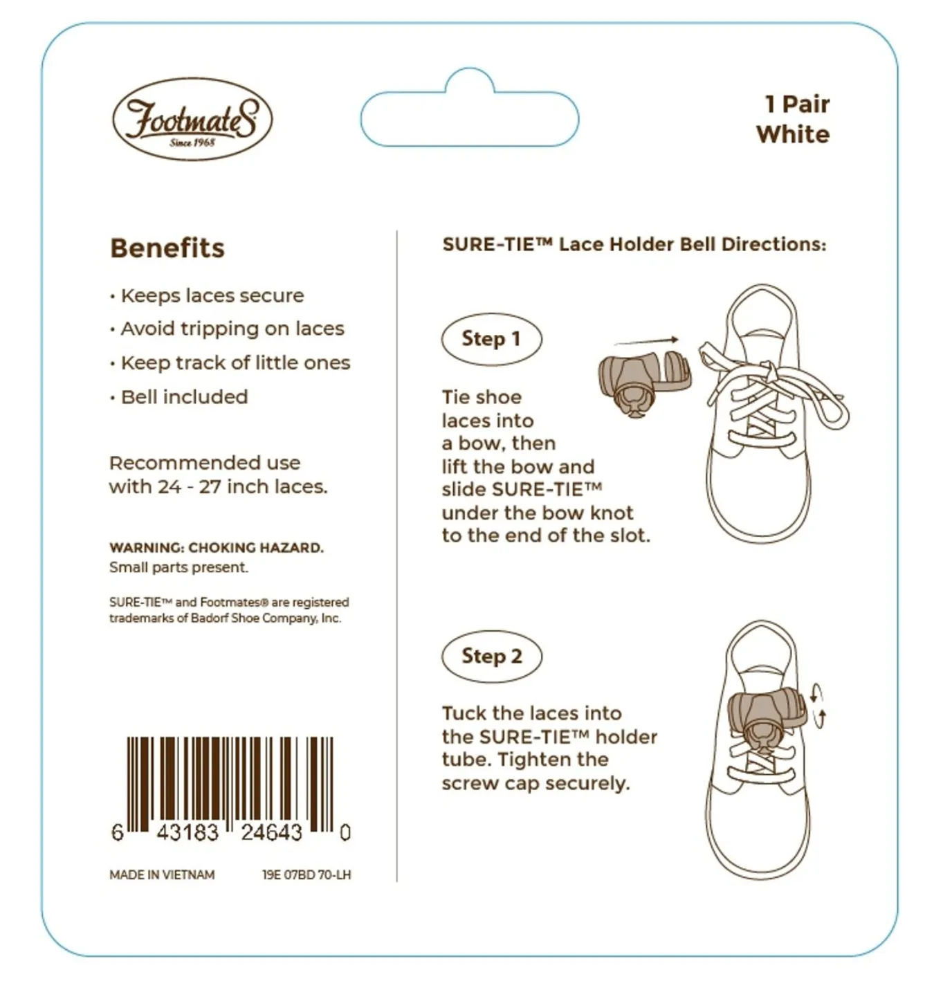 Sure-Tie Lace Holder Bell