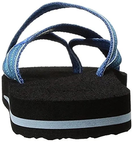 Teva Women's Olowahu Flip-Flop (8 B(M) US / 39 EUR, Pintado Blue)