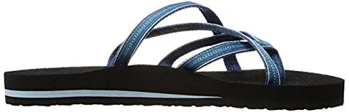 Teva Women's Olowahu Flip-Flop (8 B(M) US / 39 EUR, Pintado Blue)