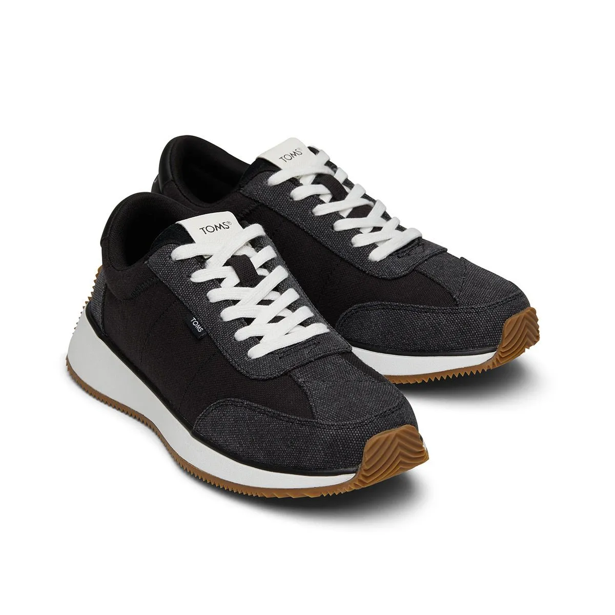 TOMS Sneakers Wyndon Women - Black Slubby Woven Washed Canvas