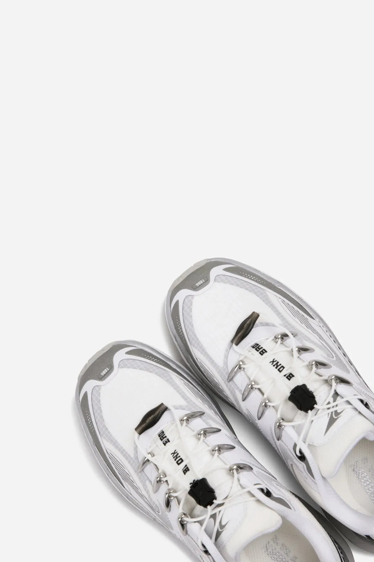 Track-err sneaker - white/silver