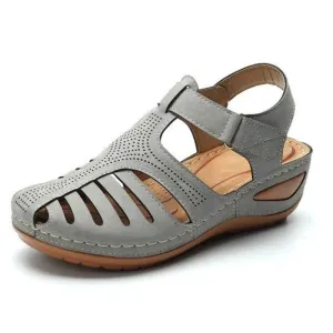 Vanessa™ | Vintage Orthopedic PU Leather Sandals