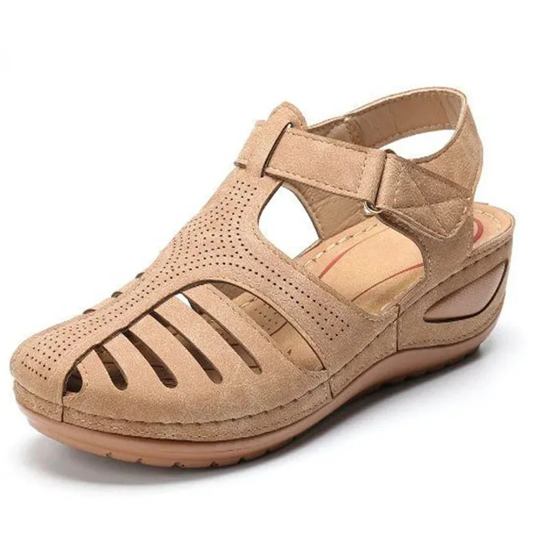 Vanessa™ | Vintage Orthopedic PU Leather Sandals
