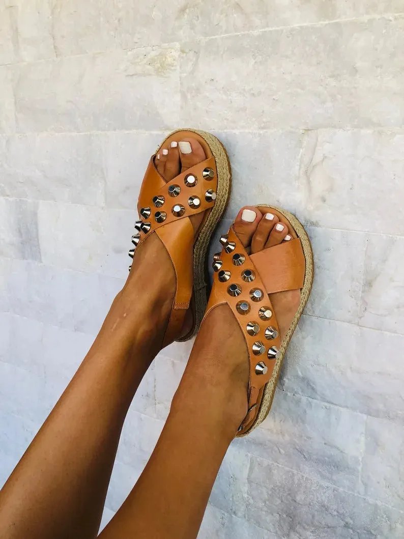 Women Handmade Leather Boho Sandals