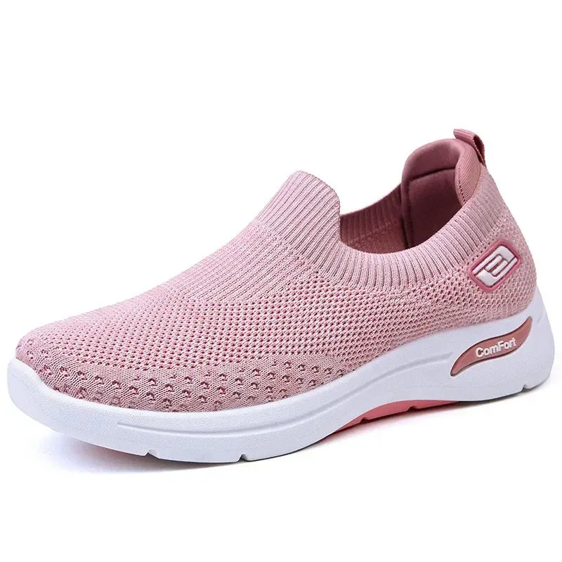 Women Vulcanized Walking Flat Shoes