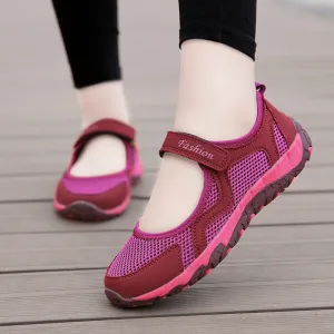 Women's Breathable Summer Walking Shoes – Soft Bottom & Non-Slip