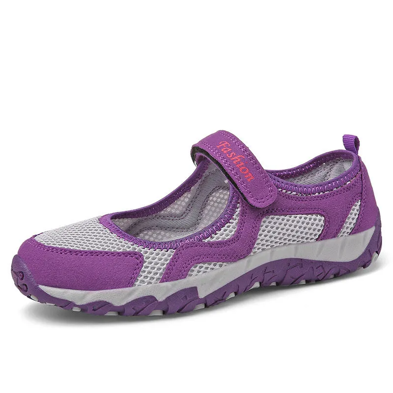 Women's Breathable Summer Walking Shoes – Soft Bottom & Non-Slip