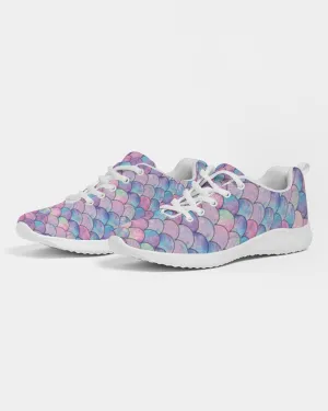 Women’s Pastel Mermaid Athletic Gym Shoes Walking Sneakers