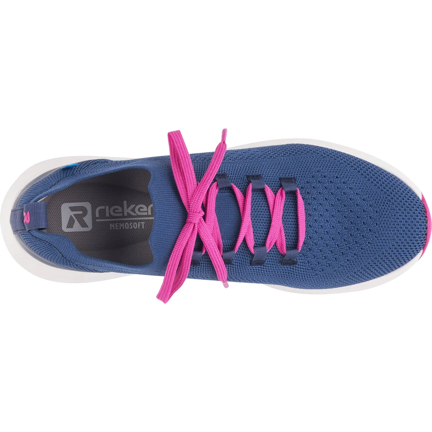 Women's Rieker Revolution 42101-14 Ayla 01 Atlantis Blue Knit Mesh