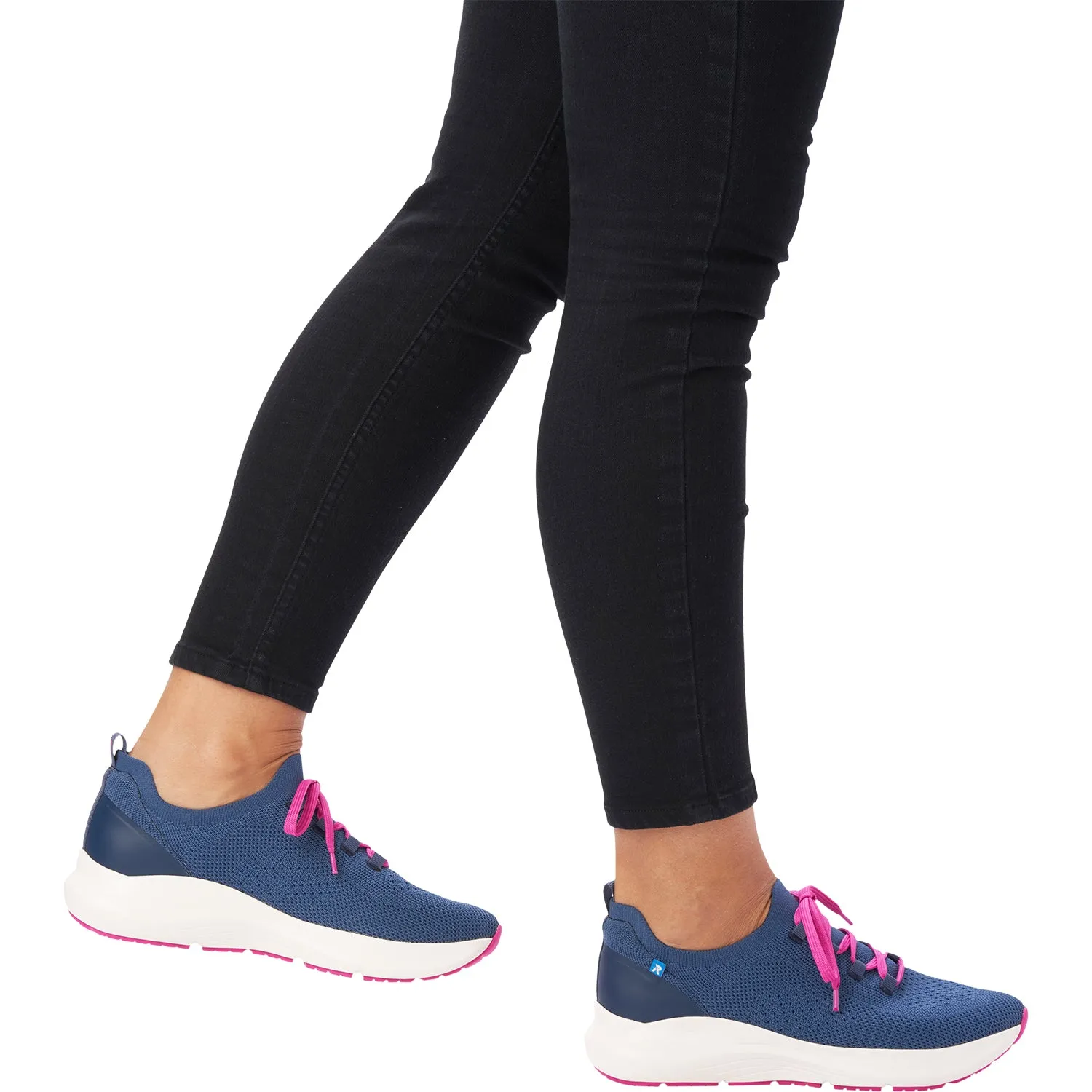 Women's Rieker Revolution 42101-14 Ayla 01 Atlantis Blue Knit Mesh