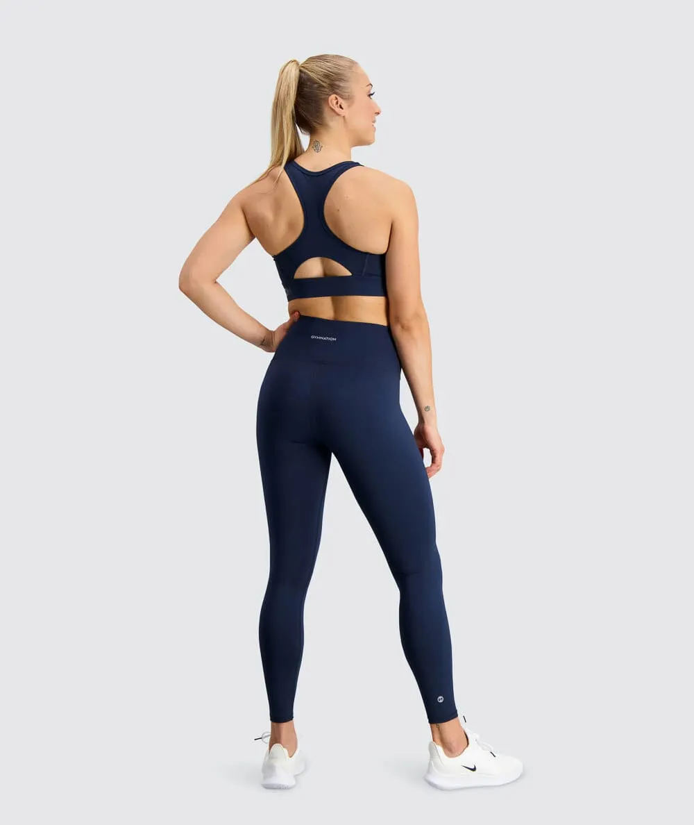 W's High-waist Training Tights - Bluesign®-certified production, Polyamide & Elastane