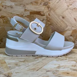 Xti Womens Fashion Wedge Sandals - Ice